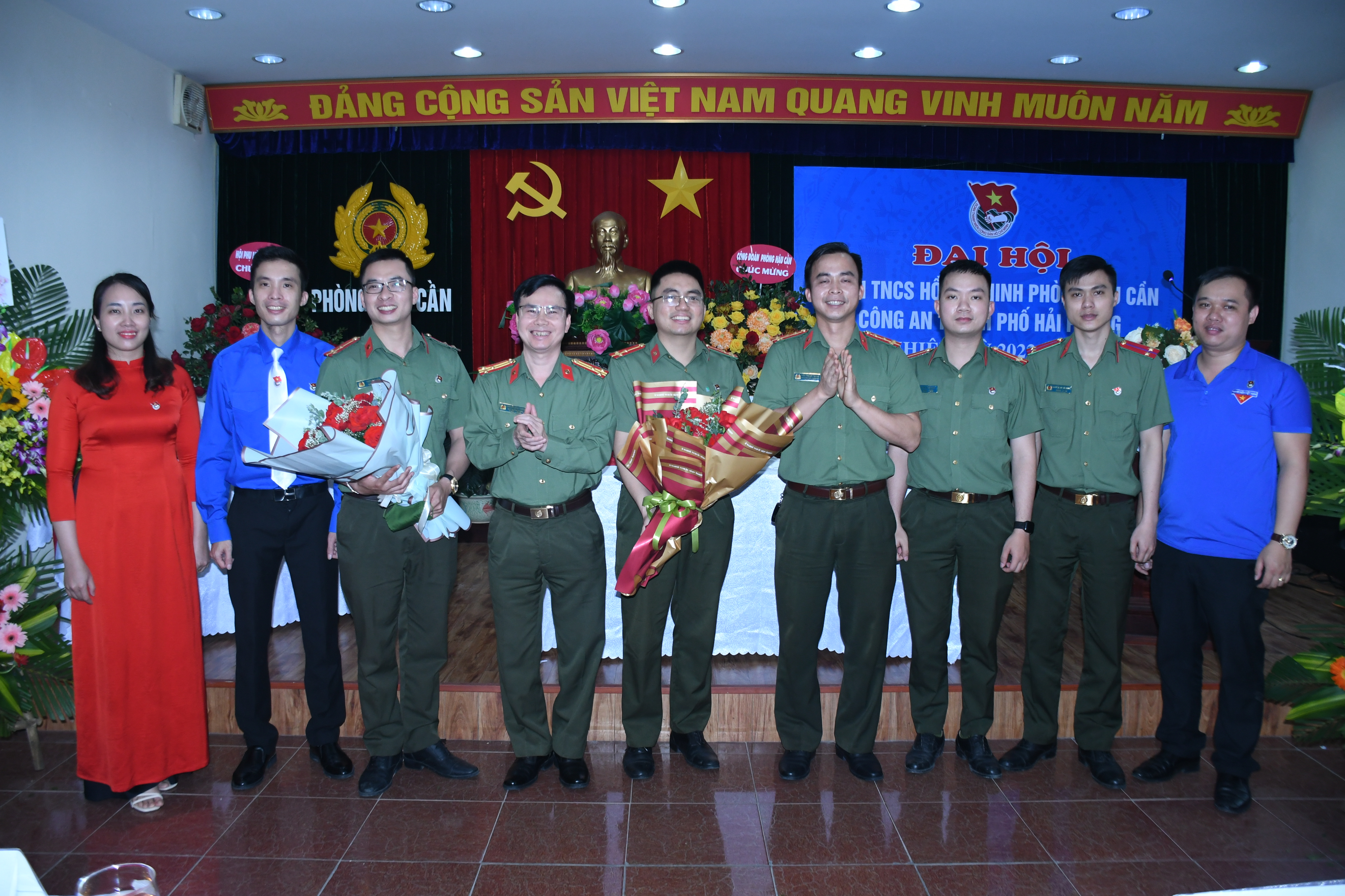 Đoàn cơ sở Phòng Hậu cần – CATP tổ chức Đại hội nhiệm kỳ 2022-2027